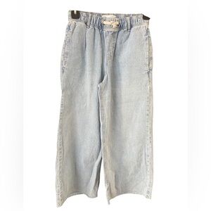 ZARA Wide Girl’s Light Blue Denim Jeans Size 11/12